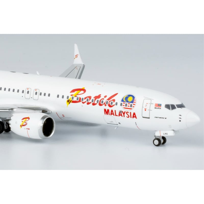 バティックエア 737MAX8 9M-LRG 1/400 お取り寄せ商品】1/400 737 MAX 8 バティック・エア・マレーシア 9