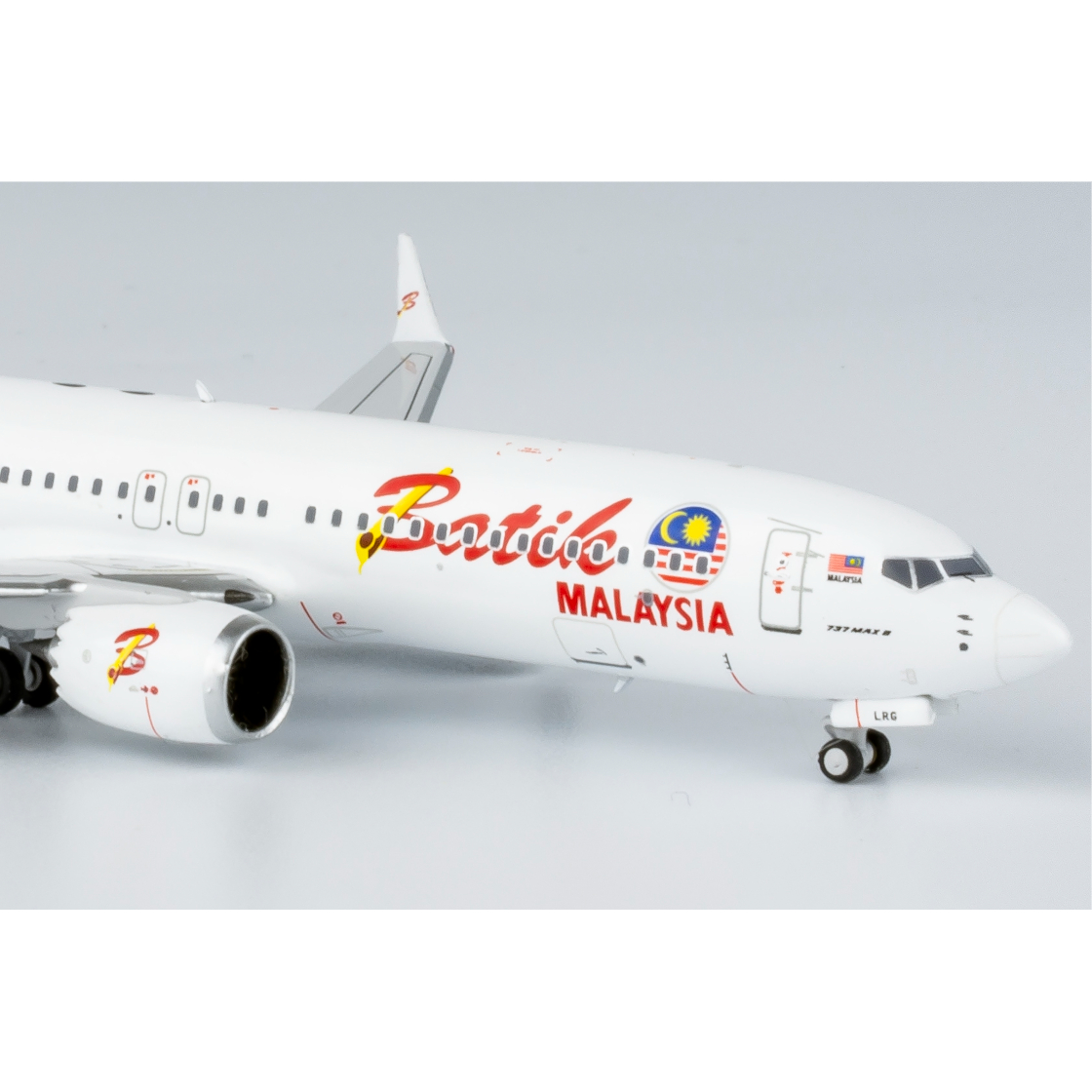 バティックエア 737MAX8 9M-LRG 1/400 1/400 737 MAX 8 バティック・エア・マレーシア 9M-LRG | ひ
