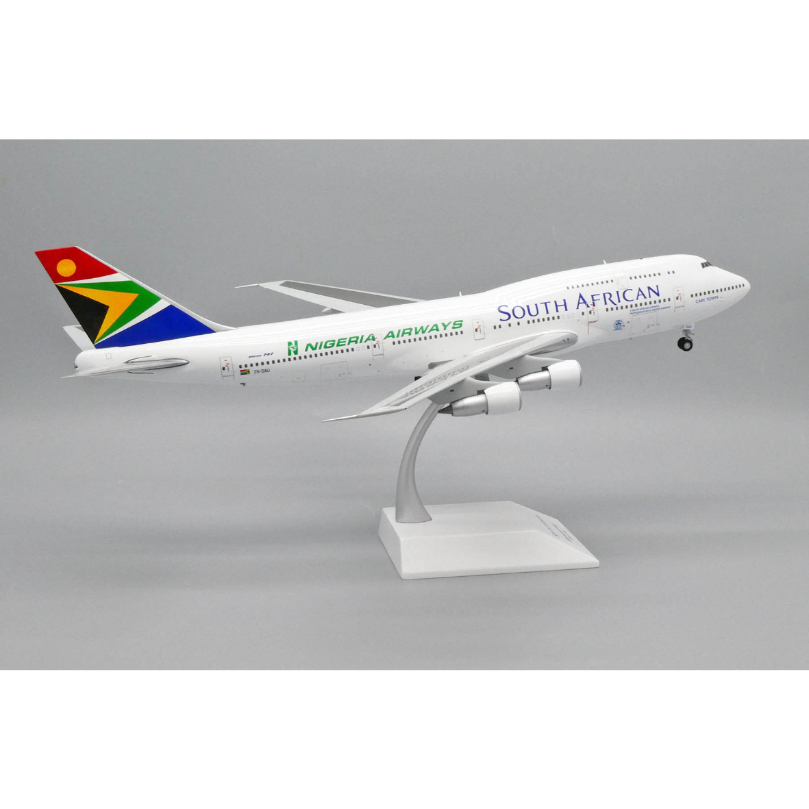 1:200合金飛行機 B747-300南アフリカ航空ZS-SAJワールドカッ2 お取り寄せ商品】1/200 747-300 南アフリカ航空「Nigeria Airwa