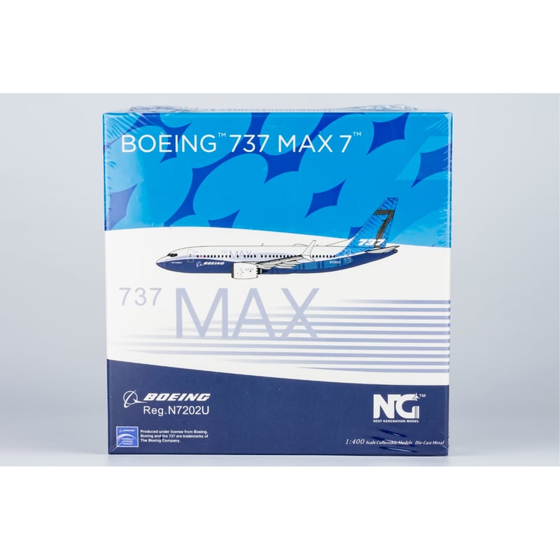 お取り寄せ商品】1/400 737 MAX 7 ボーイング社 ハウスカラー N7