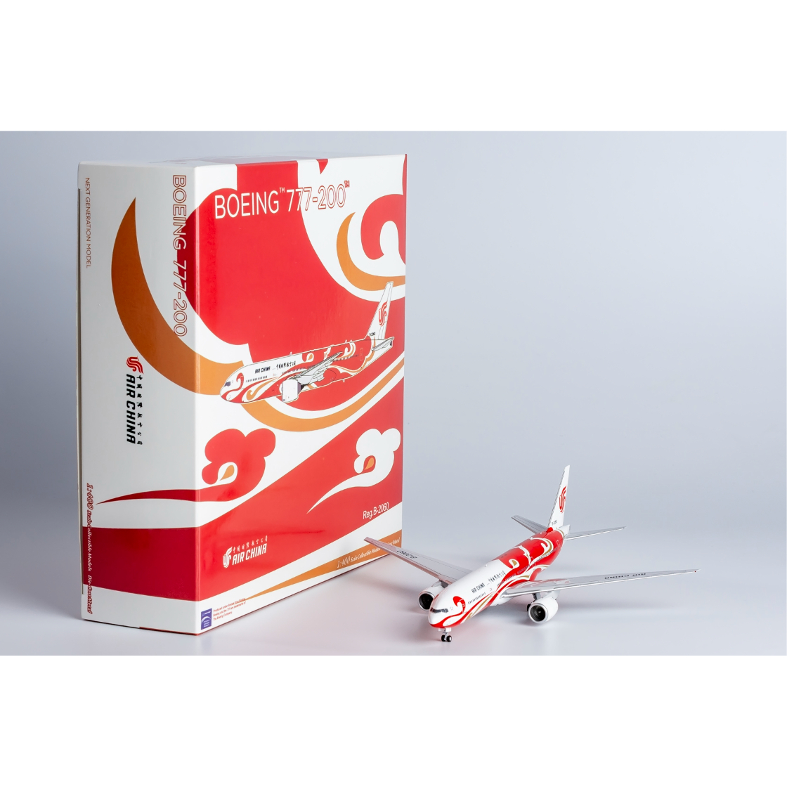お取り寄せ商品】1/400 777-200 中国国際航空「祥雲(赤)」 B-