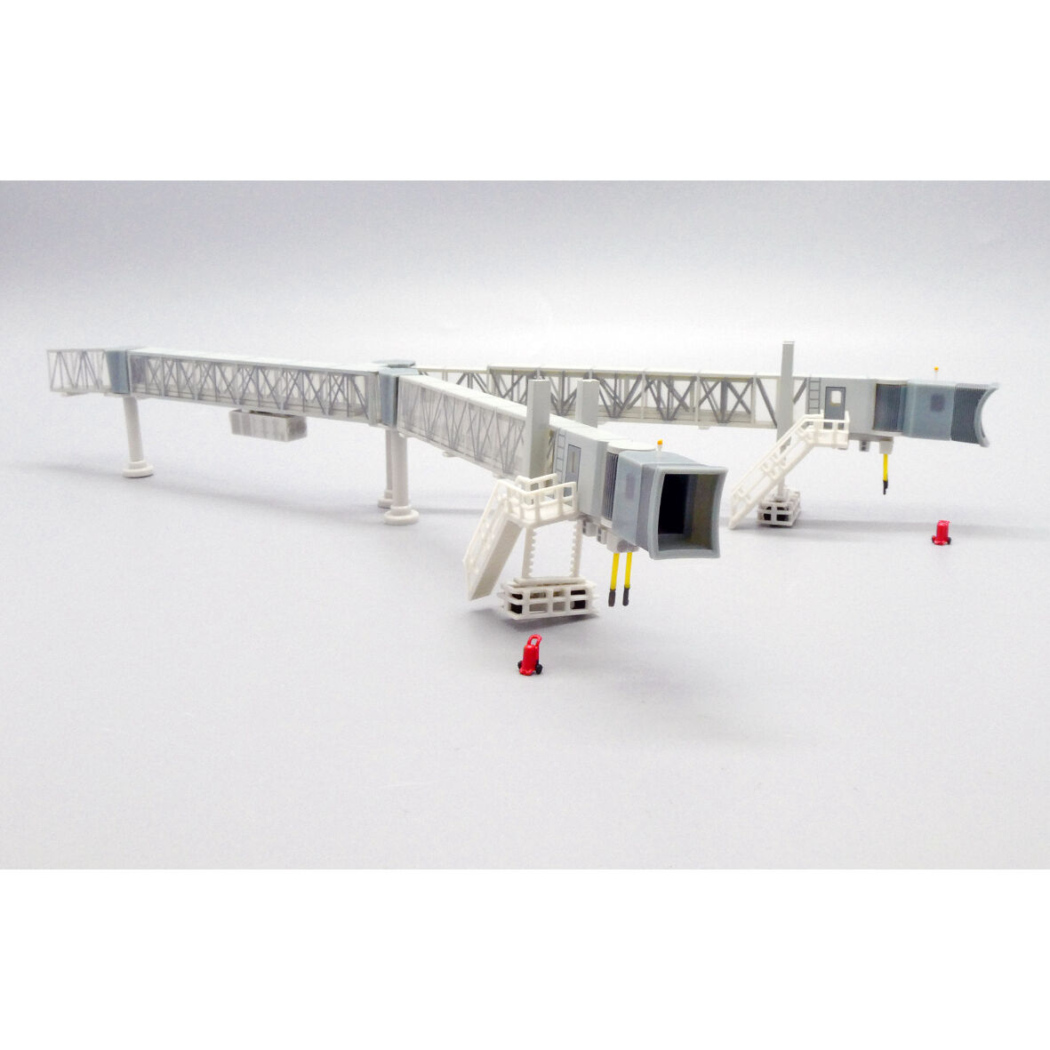 1/200 ボーディングブリッジ 模型 ジオラマ 1/200 空港ジオラマ ボーディング ブリッジ B747 (透明) | ひこーきちゃん