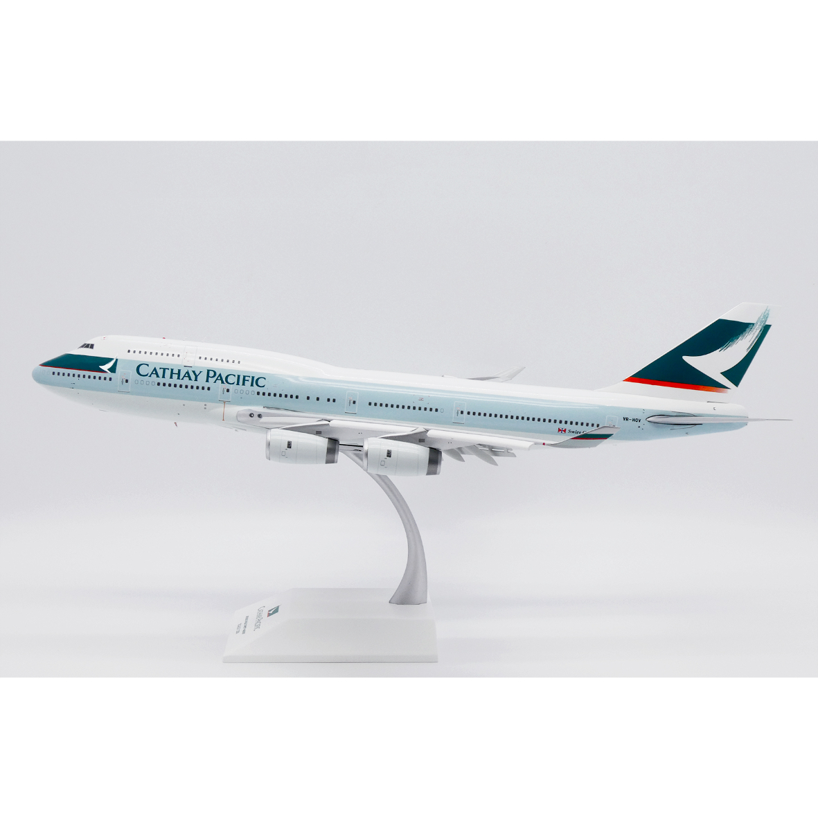 キャセイパシフィック航空 B747-400F NOSE OPEN 貨物機模型 ニ