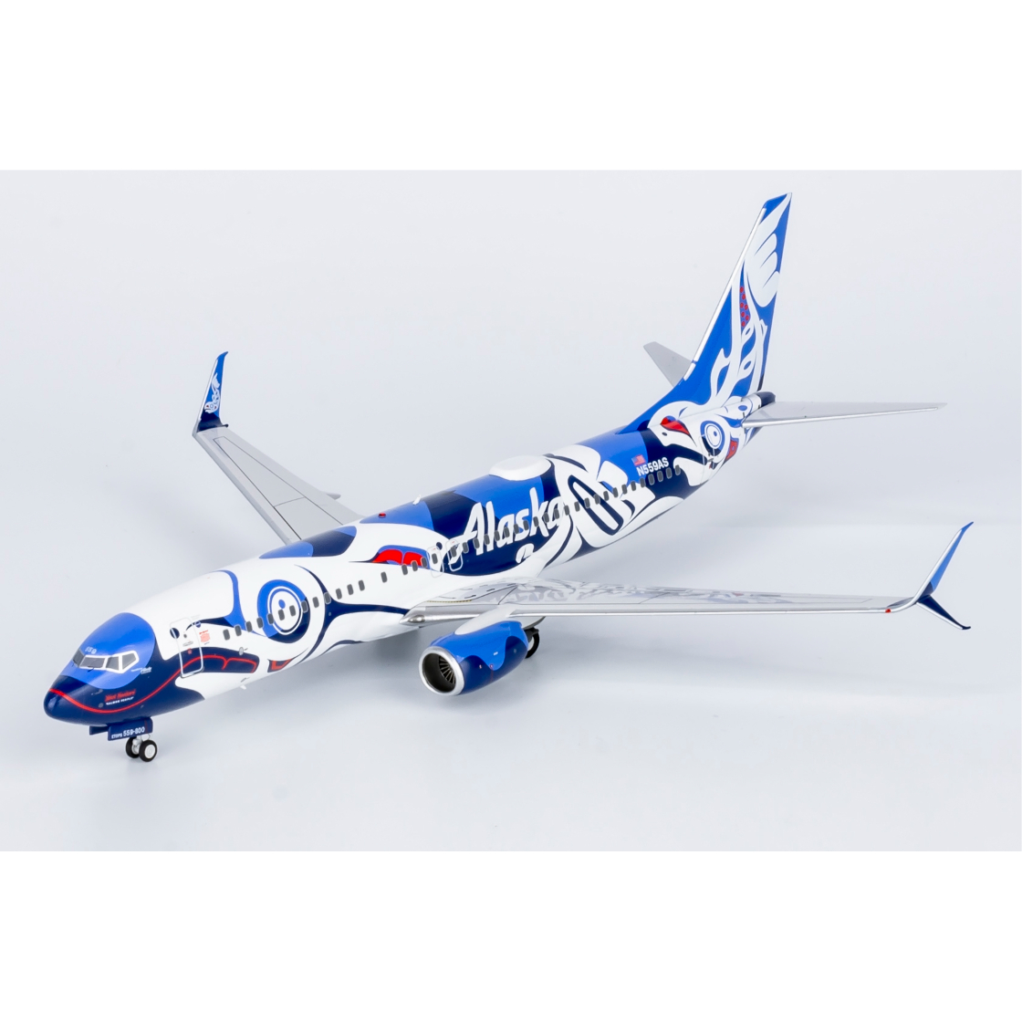 お取り寄せ商品】1/200 737-800/w アラスカ航空「サーモン・サーティー