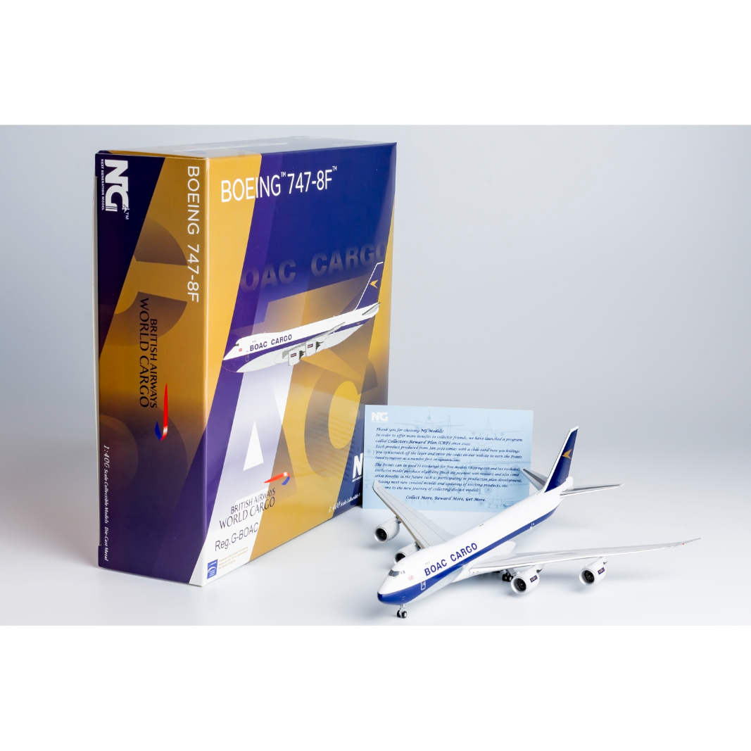 お取り寄せ商品】1/400 747-8F BOAC/英国海外航空 仮想塗装 G-BOA