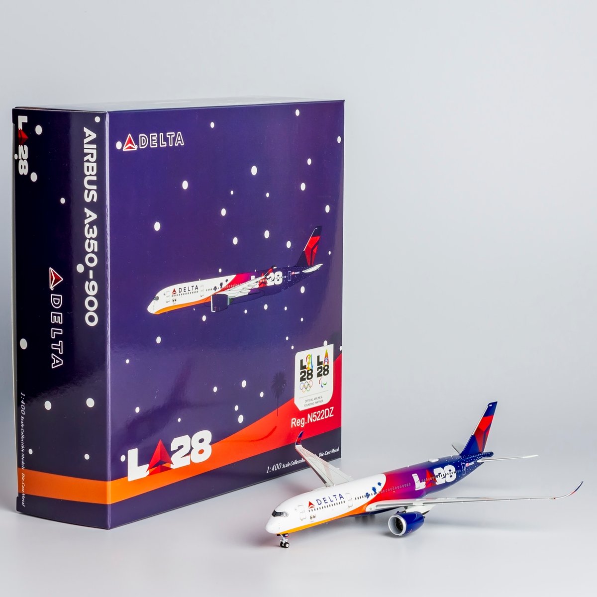 1/400 A350-900 デルタ航空「ロサンゼルスオリンピック2028特別 1/400 A350-900 デルタ航空「ロサンゼルスオリンピック2028特別