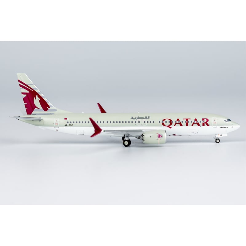 お取り寄せ商品】1/400 737 MAX 8 カタール航空 A7-BSE |
