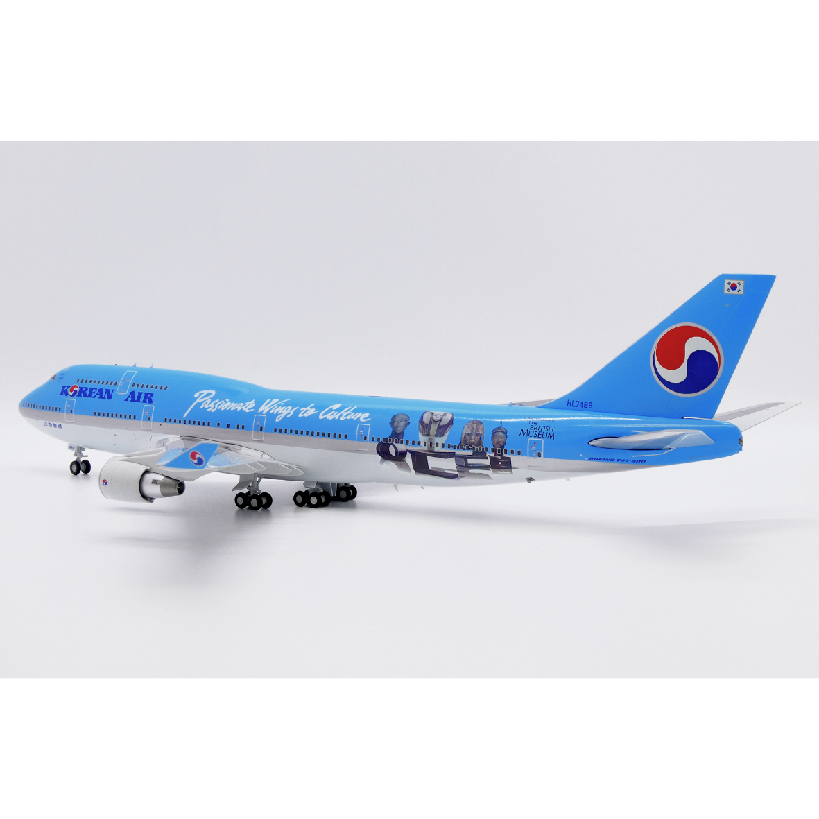 【大韓航空】1/400航空機ダイキャストモデル B747-8 新塗装 original