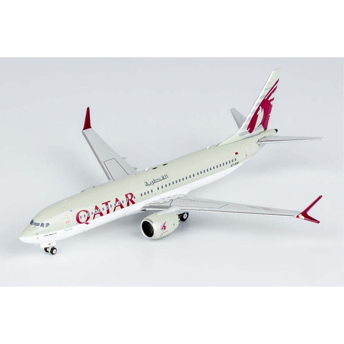 お取り寄せ商品】1/400 737 MAX 8 カタール航空 A7-BSE |