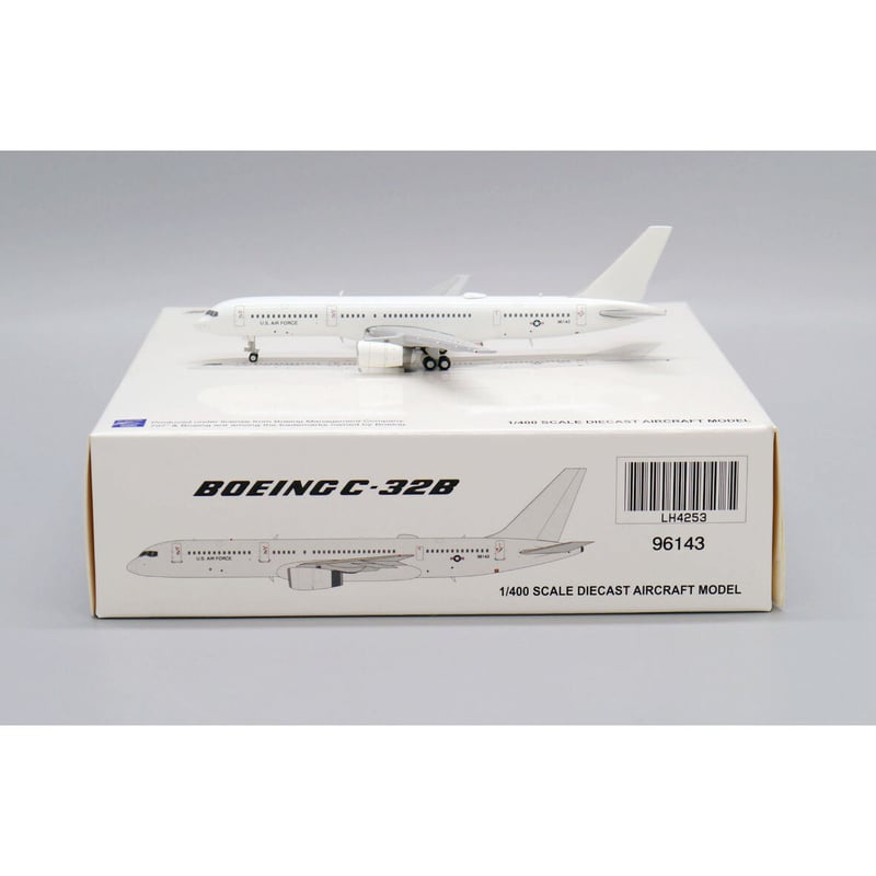 航空機・ヘリコプター JC 1:400 USAF C-32B 99-6143 B757-200 JC 1:400