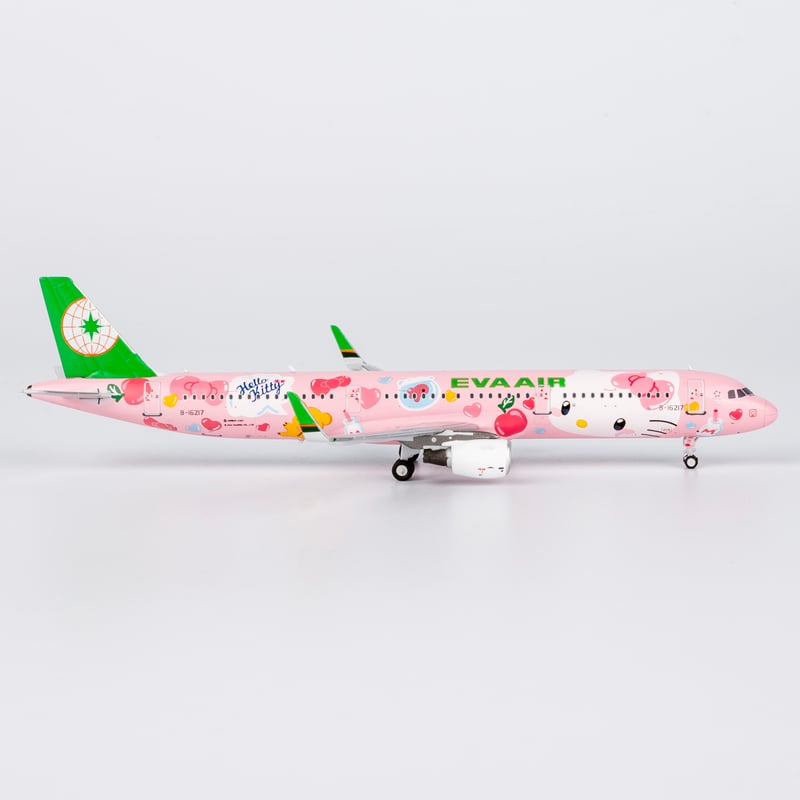 EVA AIR A321-200 エバー航空 ハローキティ Kitty ph Oooh! EVA Airways Adds New Airbus A321 Hello Kitty 