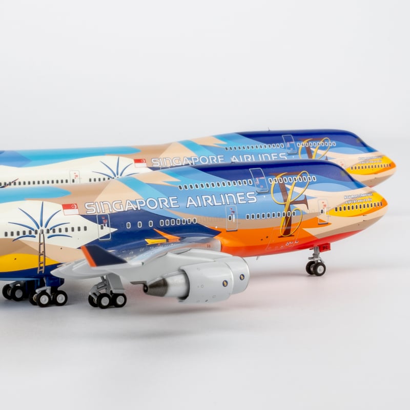 お取り寄せ商品】1/400 747-400 シンガポール航空「Tropical特別塗装機