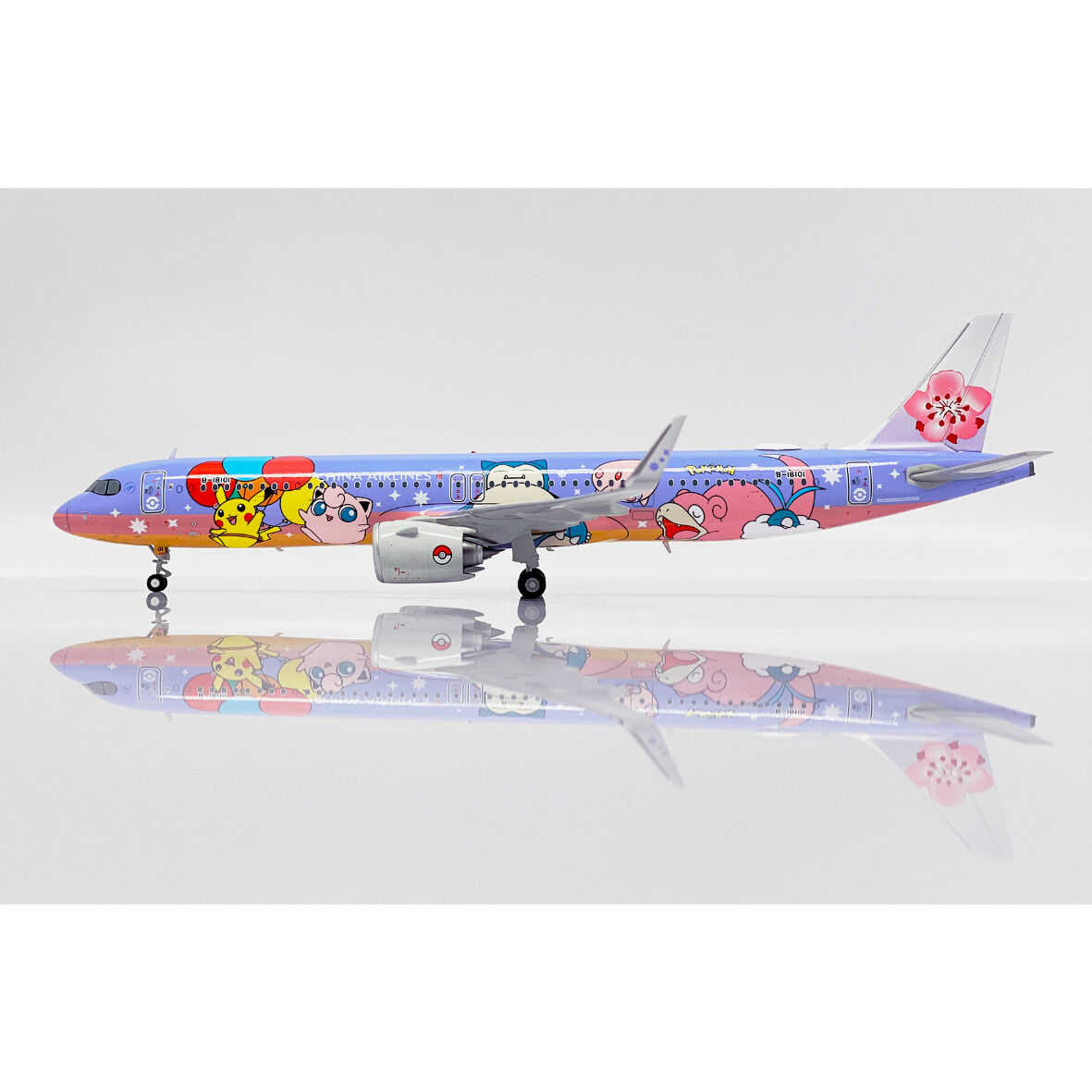 チャイナエアライン　ポケモンジェットA321neo 1/200 A321neo チャイナエアライン「ピカチュウジェットCI 特別塗装機