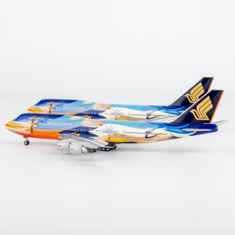お取り寄せ商品】1/400 747-400 シンガポール航空「Tropical特別塗装機