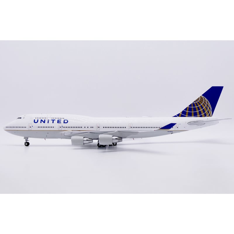 お取り寄せ商品】1/200 747-400 ユナイテッド航空 N