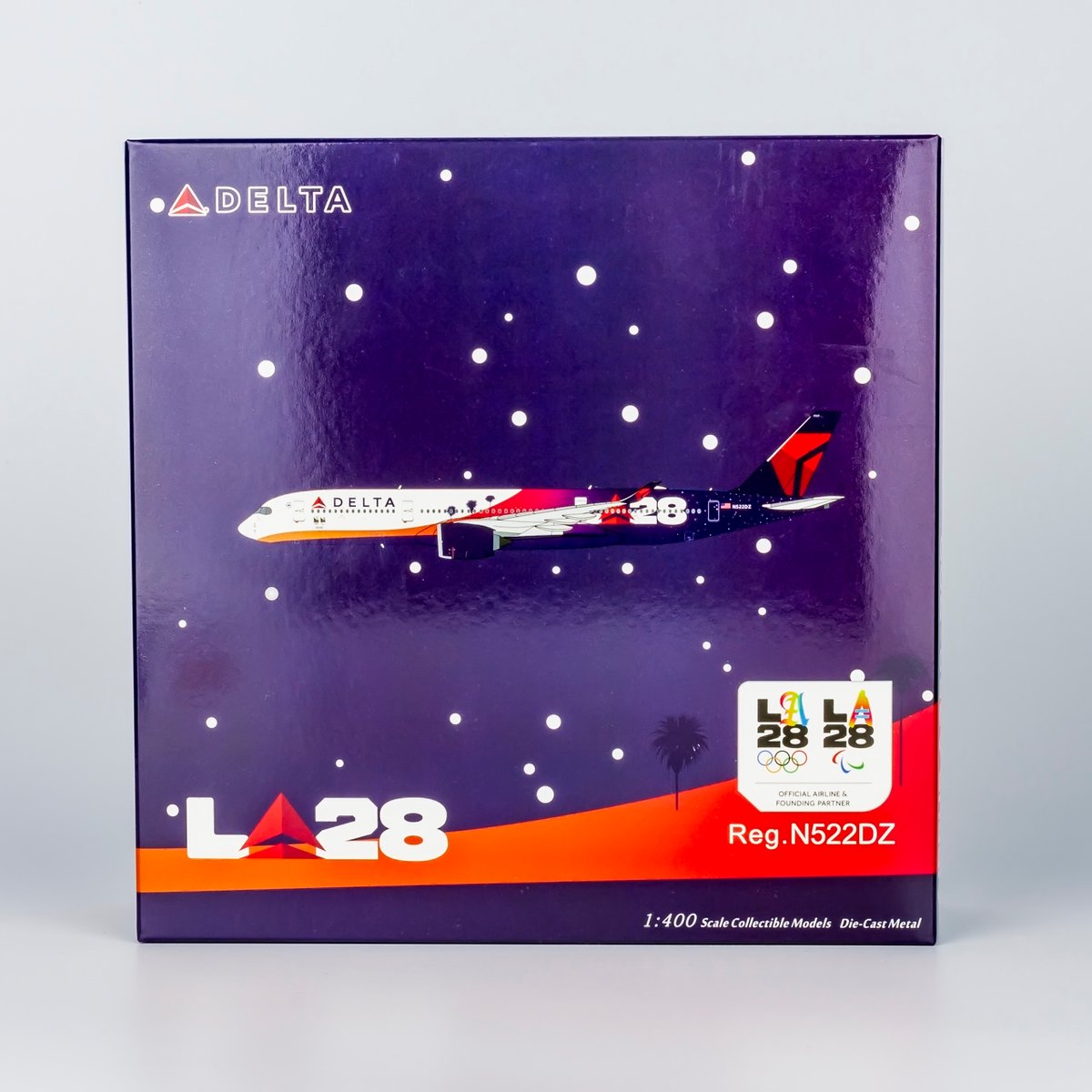 1/400 A350-900 デルタ航空「ロサンゼルスオリンピック2028特別 1/400 A350-900 デルタ航空「ロサンゼルスオリンピック2028特別