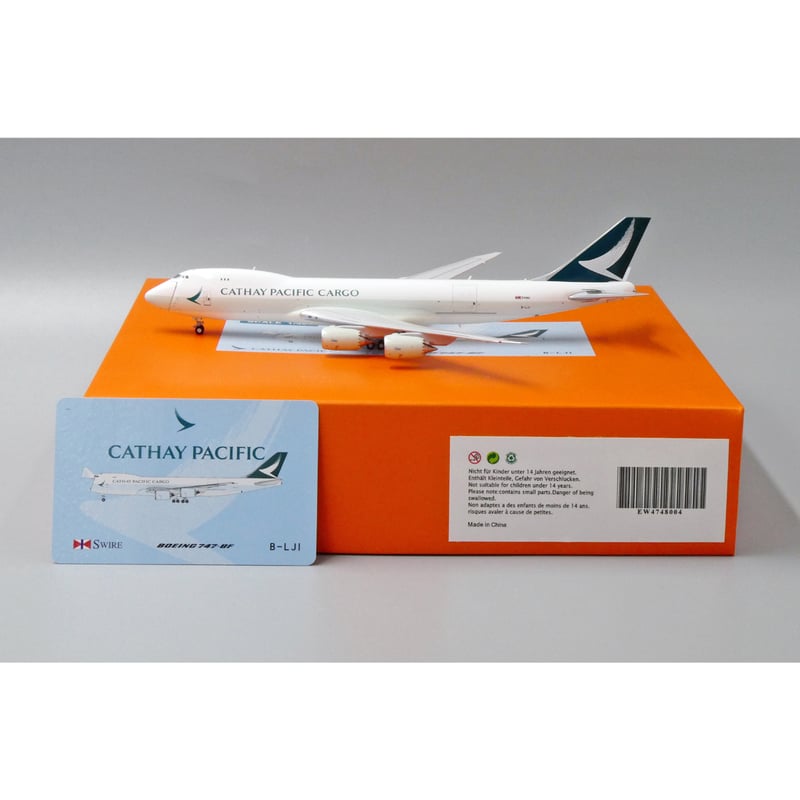 限時セール】【お取り寄せ商品】1/400 747-8F キャセイパシフィック