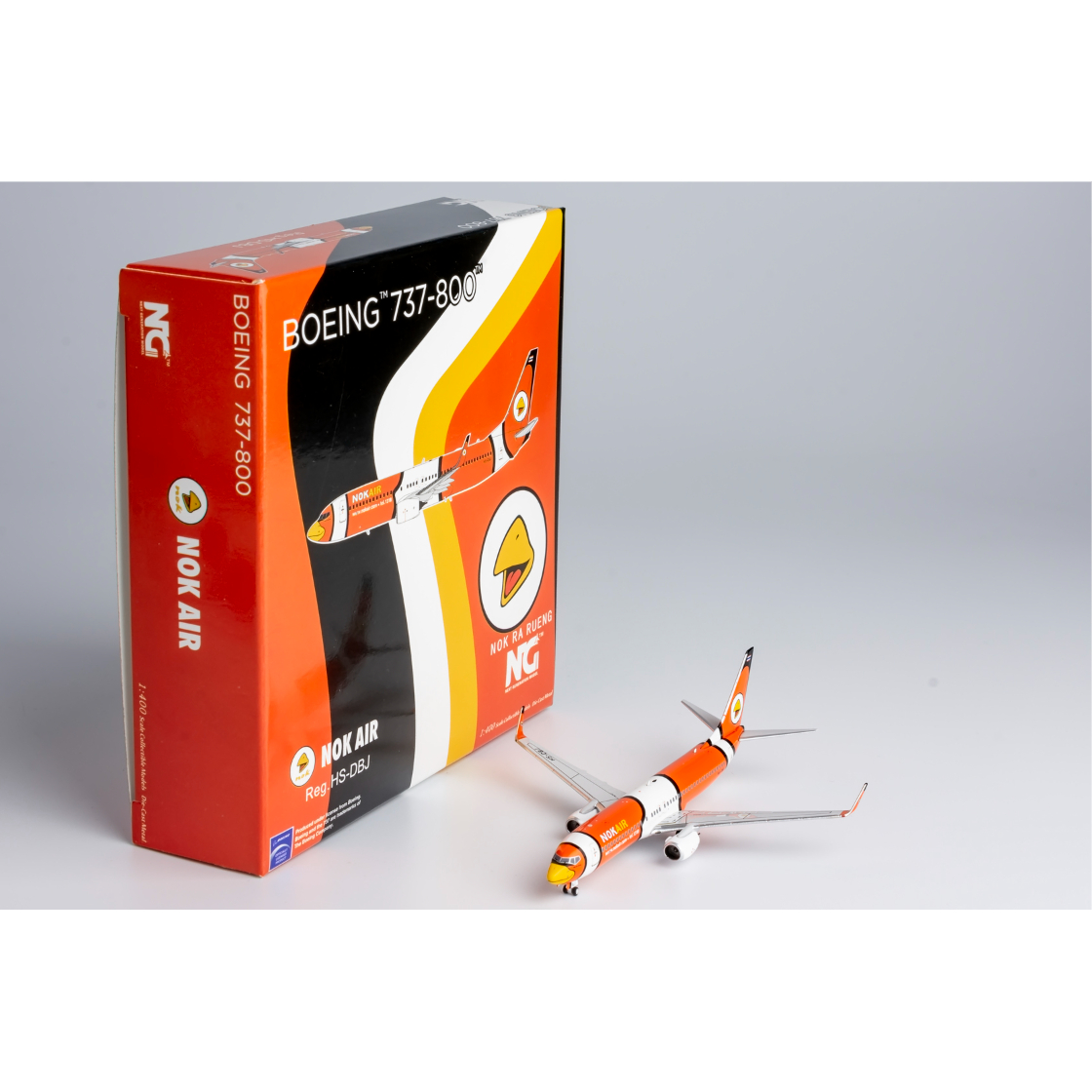 お取り寄せ商品】1/400 737-800/w ノックエア「Nok Ra Ruen