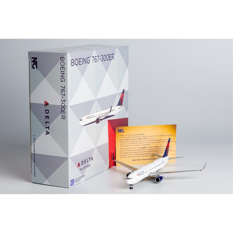 デルタ航空　NG model 1:400 1/400 767-300ER/w デルタ航空 N174DN | ひこーきちゃん