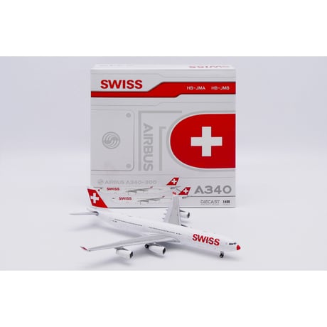 スイスインターナショナルエアラインズ　ダイキャストモデル　1/400　A340 シングルプレーン スイスインターナショナル (完成品飛行機