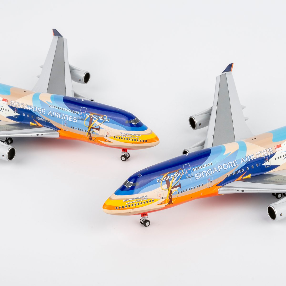お取り寄せ商品】1/400 747-400 シンガポール航空「Tropical特別塗装機