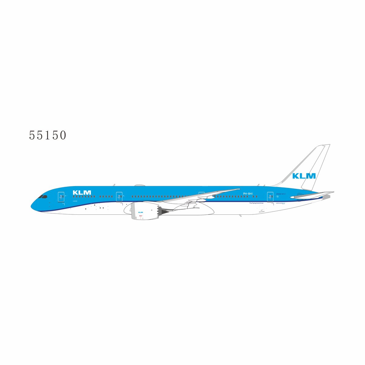 先割予約15％OFF】1/400 787-9 KLMオランダ航空「tail withou