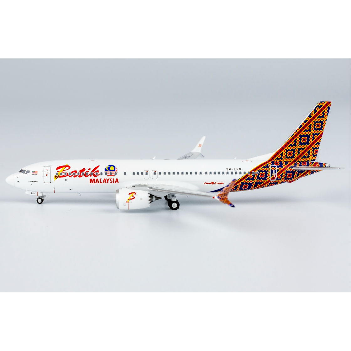バティックエア 737MAX8 9M-LRG 1/400 1/400 737 MAX 8 バティック・エア・マレーシア 9M-LRG | ひ