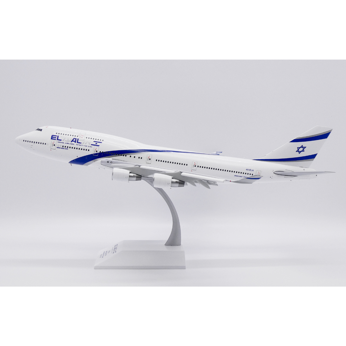 お取り寄せ商品】1/200 747-400 エルアル・イスラエル航空 4X-ELA