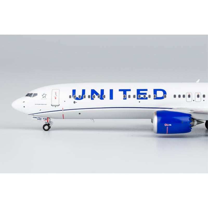 お取り寄せ商品】1/400 737 MAX 10 ユナイテッド航空 N27753