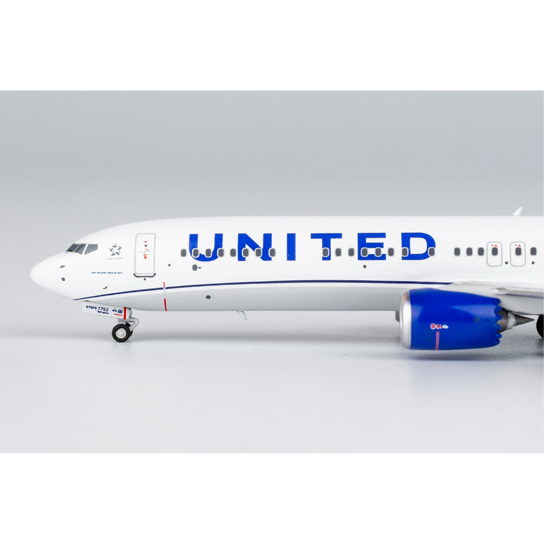 お取り寄せ商品】1/400 737 MAX 10 ユナイテッド航空 N27753
