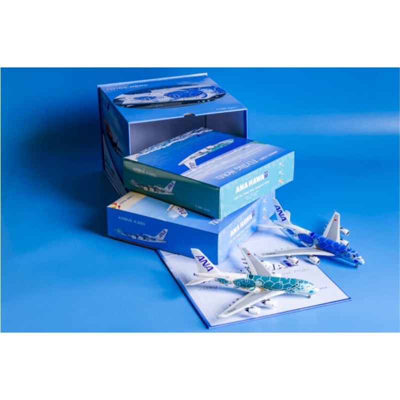 非売品・新商品情報】1/400 A380 ANAフライングホヌ ハワイの「空」ANA