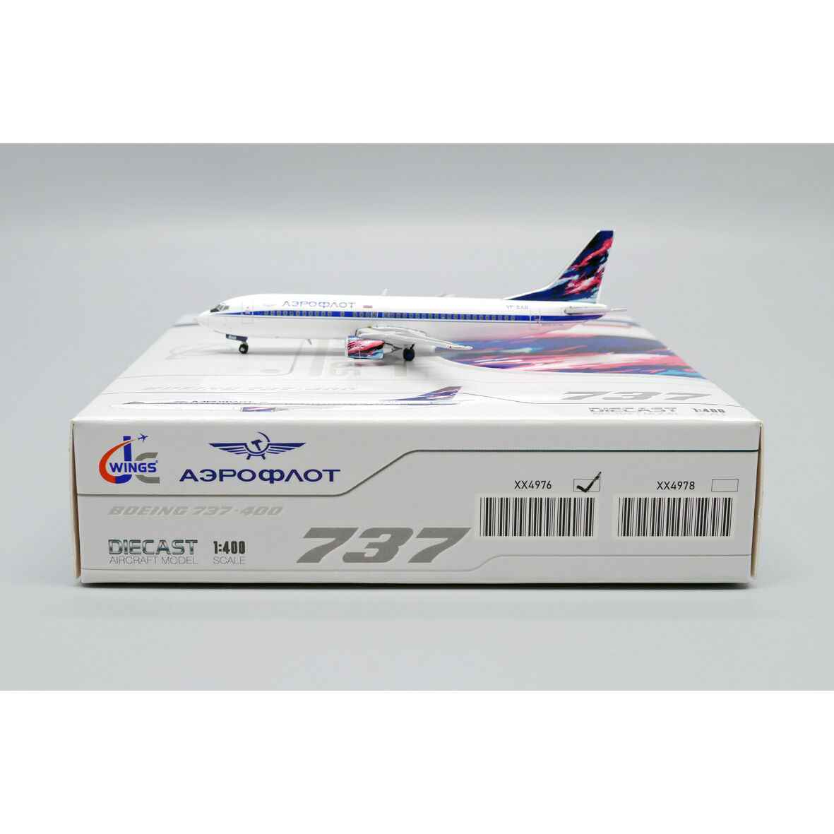 お取り寄せ商品】1/400 737-400 アエロフロート・ロシア航空 VP-BAR |