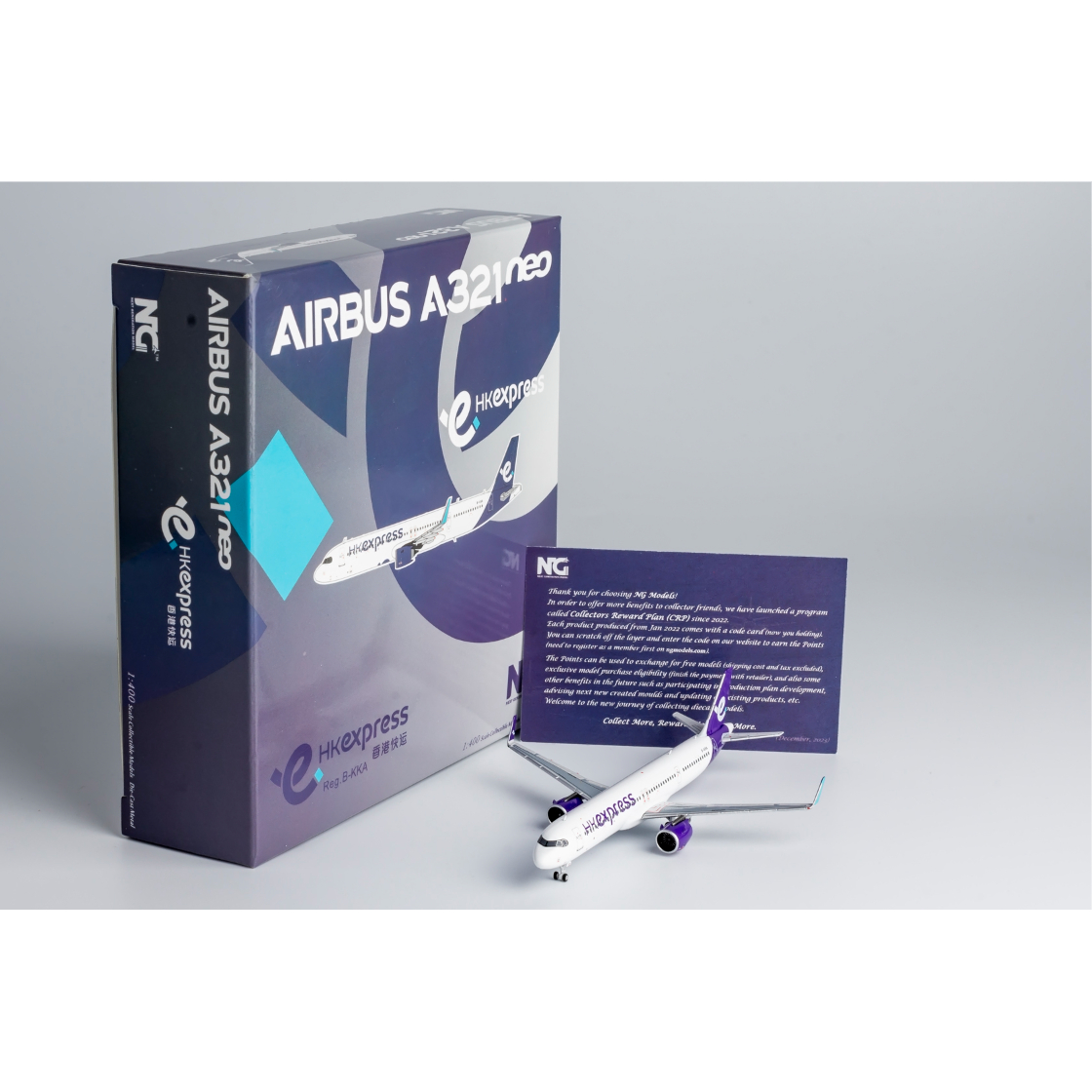 レア 香港エクスプレス AIRBUS A321 neo 1:400スケールモデル original
