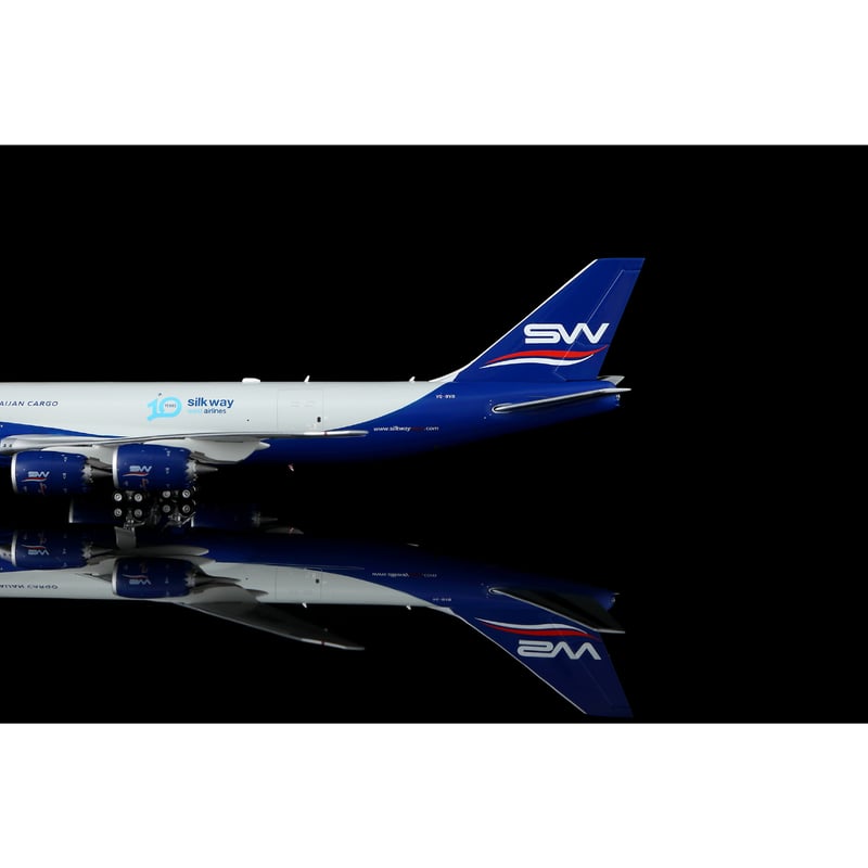 お取り寄せ商品】1/400 747-8F シルクウェイ・ウェスト・エアラインズ