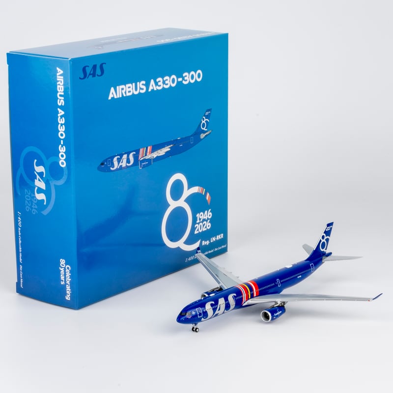 1/400 A330-300 スカンジナビア航空「創立80周年記念塗装」 LN-RKR | ひ