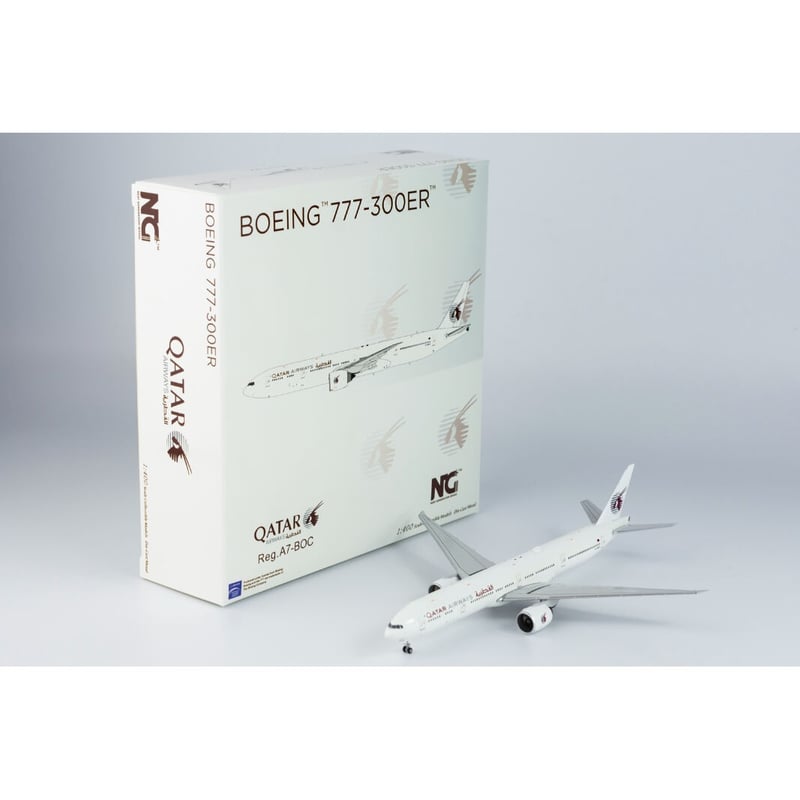 Aviation 1/400 カタール航空 777-300ER A7-BEL NG Model Qatar Airways 777-300ER Formula 1 - Global Partner