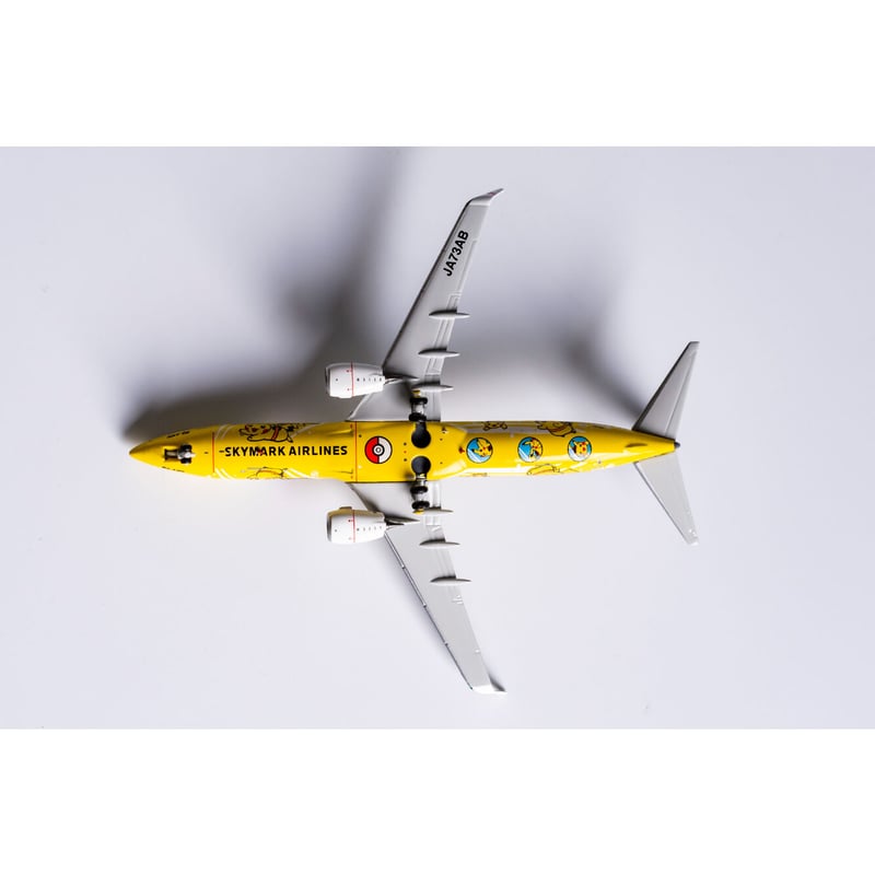 新品@スカイマーク B737-800 ポケモンジェット特別塗装機 1/400 - 航空機