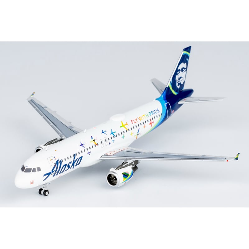 お取り寄せ商品】1/400 A320-200 アラスカ航空「fly with