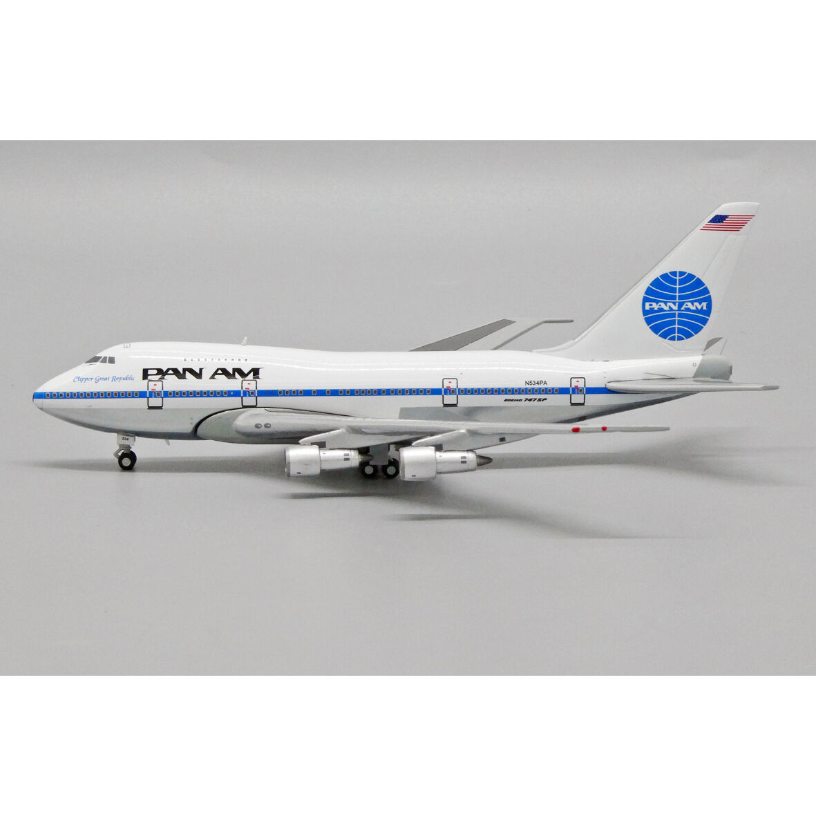 最初の Boeing herpa 747SP 1/500 パンアメリカン航空 航空機