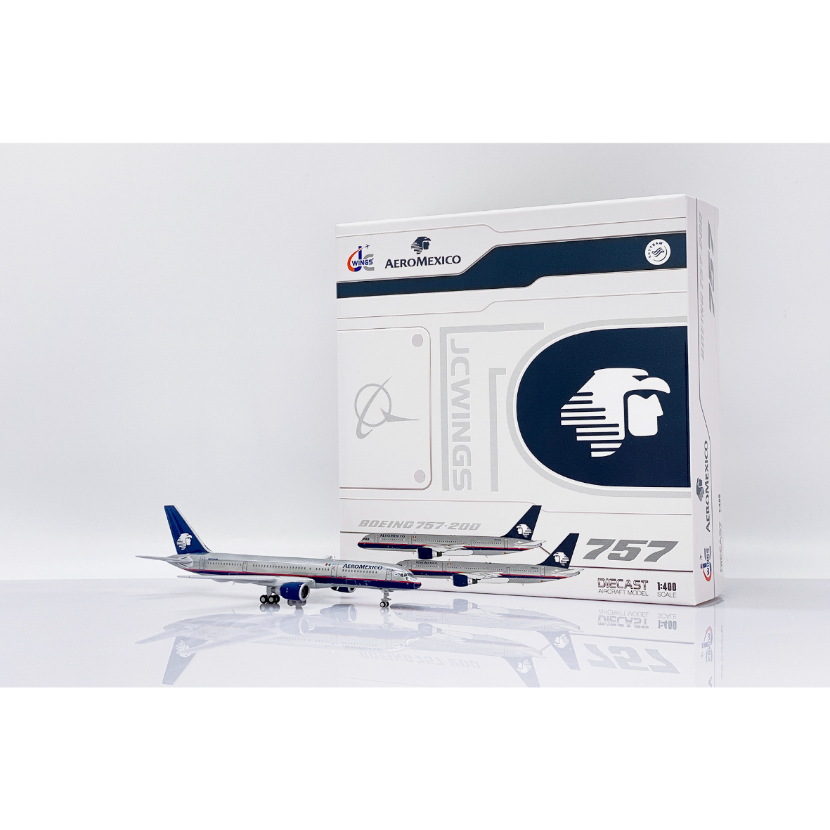 お取り寄せ商品】1/400 757-200 アエロメヒコ航空 N301