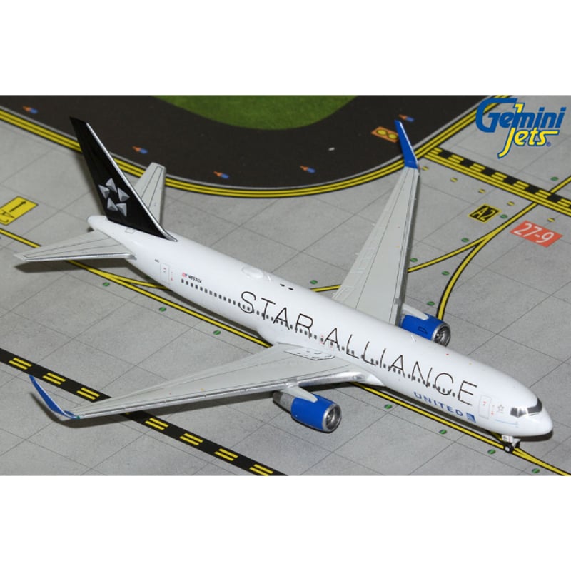 お取り寄せ商品】1/400 767-300ER ユナイテッド航空「スター