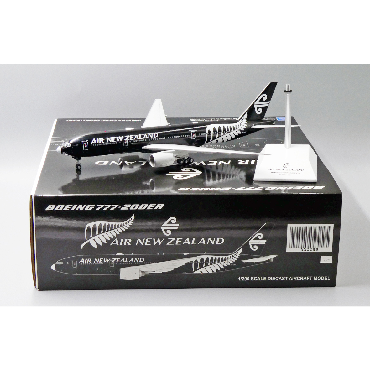 ANA Boeing777-200 スターアライアンス塗装機 模型 1/200 1/200 777-200ER ニュージーランド航空「スターアライアンス特別塗装機