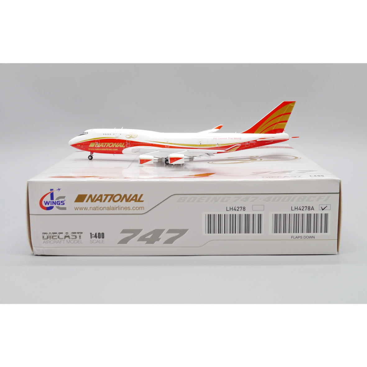 1/400 747-400(BCF) ナショナル・エアラインズ 1/400 747-400(BCF) ナショナル・エアラインズ