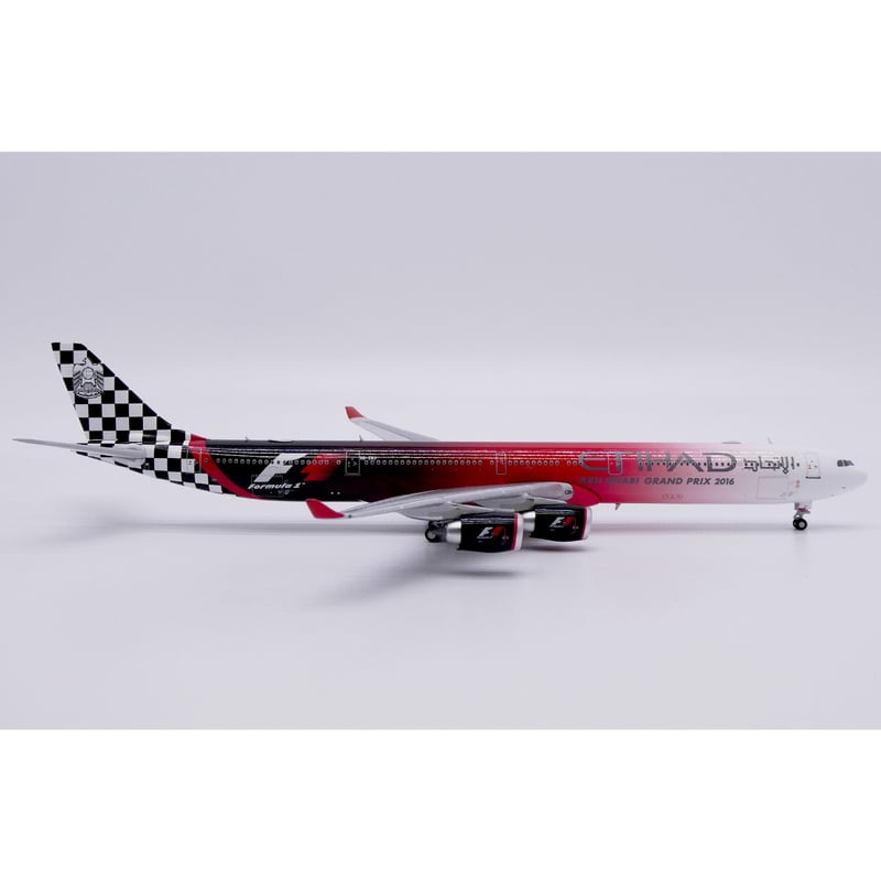 エティハド航空 A340-600 herpa 1/500 お取り寄せ商品】1/400 A340-600 エティハド航空「Formula 1 アブダ