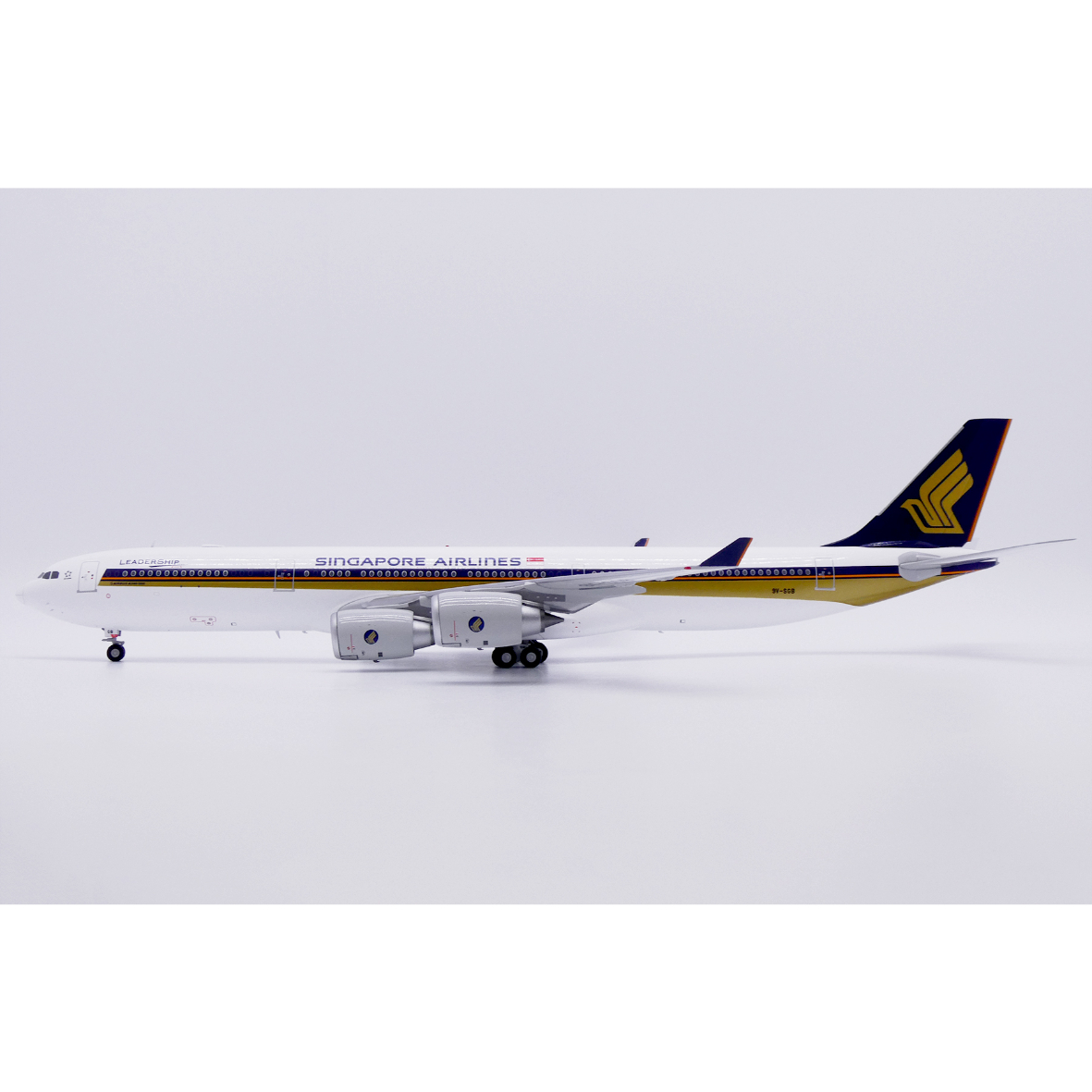 シンガポール航空 A340-500 9V-SGB 1/200 1/200 A340-500 シンガポール航空「Leadership」