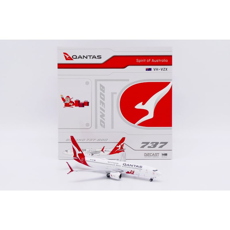 お取り寄せ商品】1/400 737-800 カンタス航空「クリスマス特別