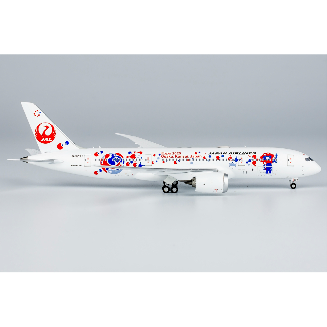 非売品・新商品情報】1/400 787-8 JAL「ミャクミャクJET 2号機」 JA82