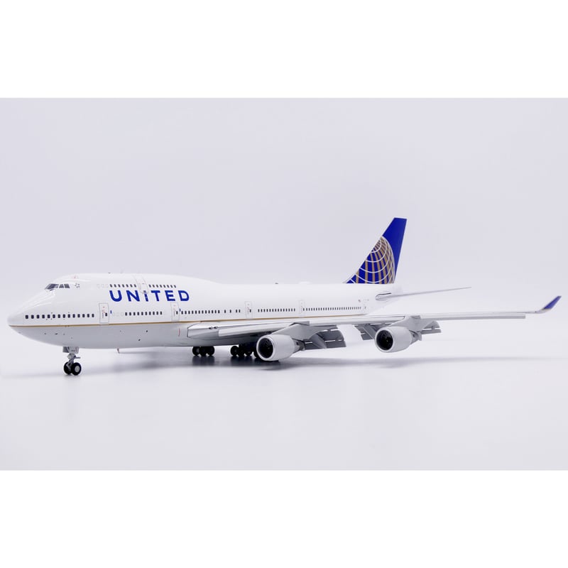 お取り寄せ商品】1/200 747-400 ユナイテッド航空 N