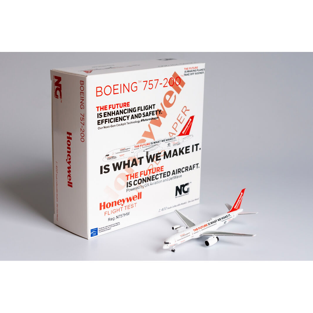 1/400 757-200 ハネウェル試験機 (テストエンジン付き) N757HW | ひ