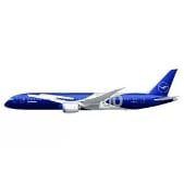 Boeing 787-9 電飾加工済航空機模型 先割予約15％OFF】 1/200 787-9 ルフトハンザ航空「創業100周年記念